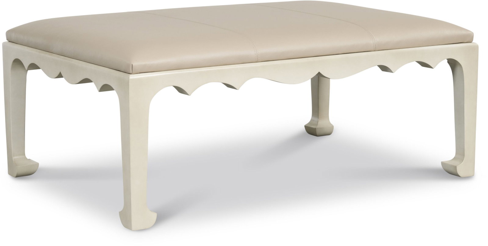 CR Laine L9400-08 Leo Leather Ottoman