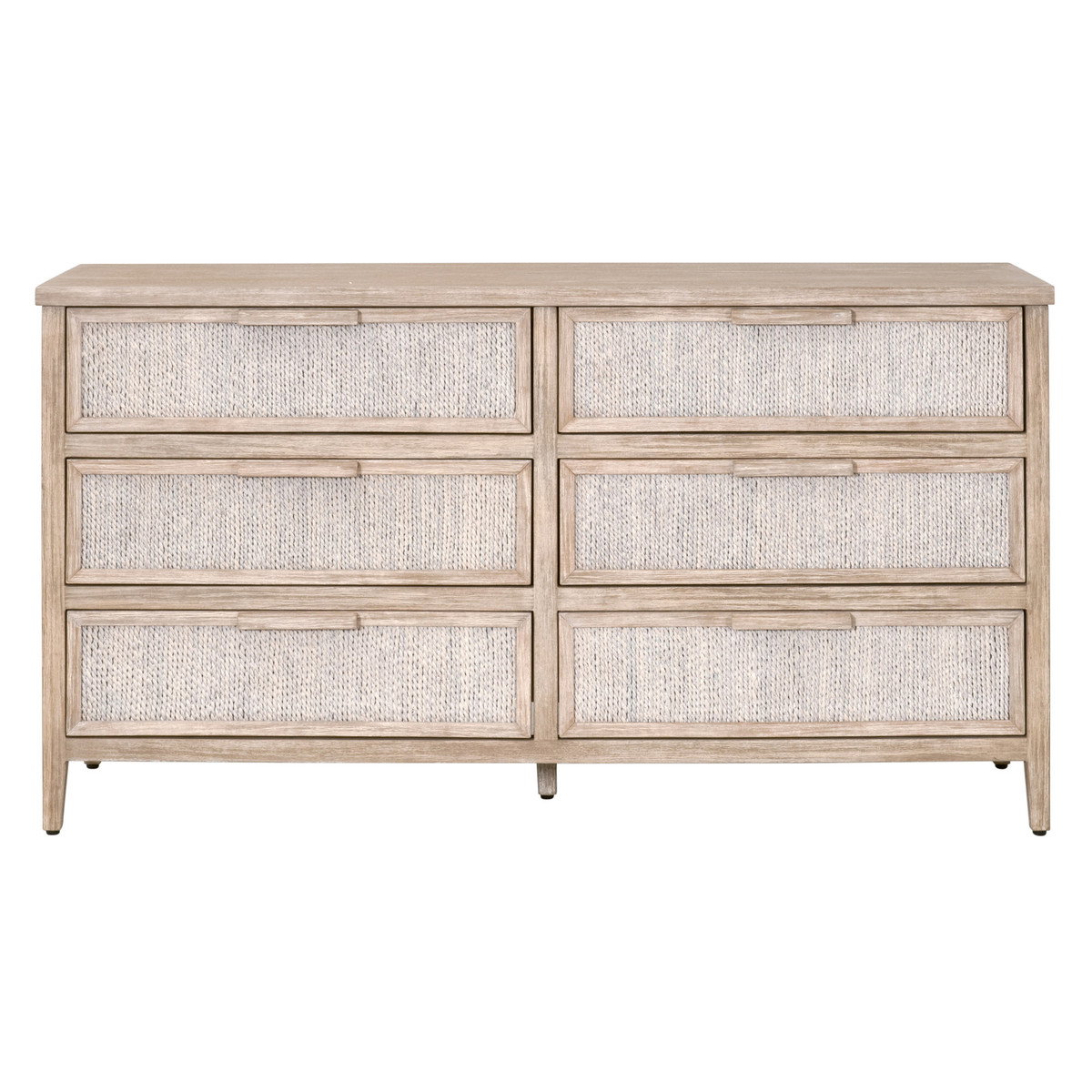 Essentials For Living 6898.WWA/NG Malay 6-Drawer Double Dresser