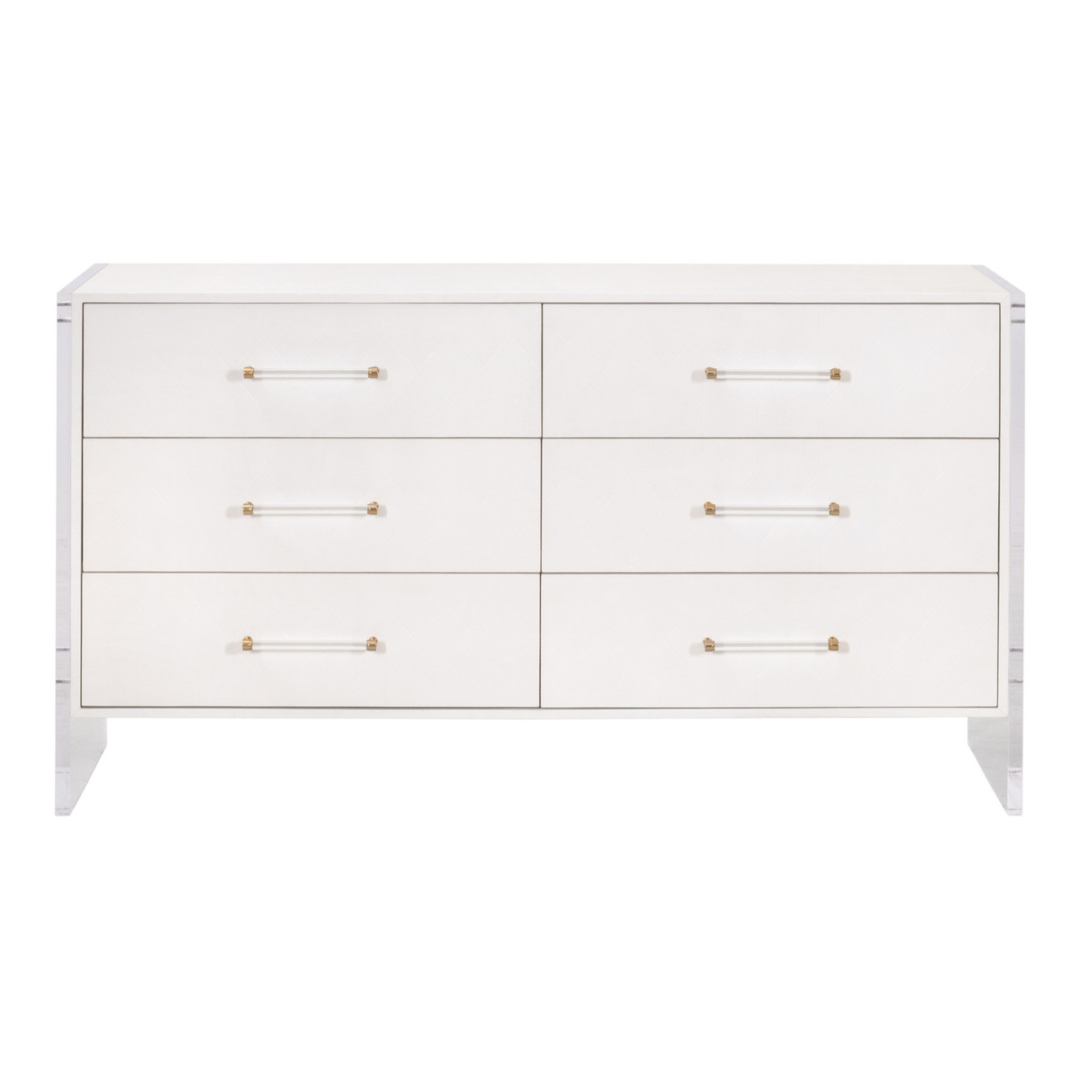 Essentials For Living 6161.PRL-SHG/BBRS Sonia Shagreen 6-Drawer Double Dresser