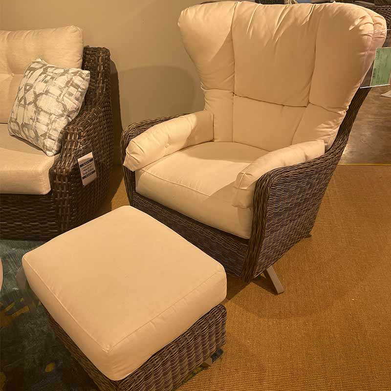 Lane Venture 549-75 High Back Swivel Chair and Ottoman