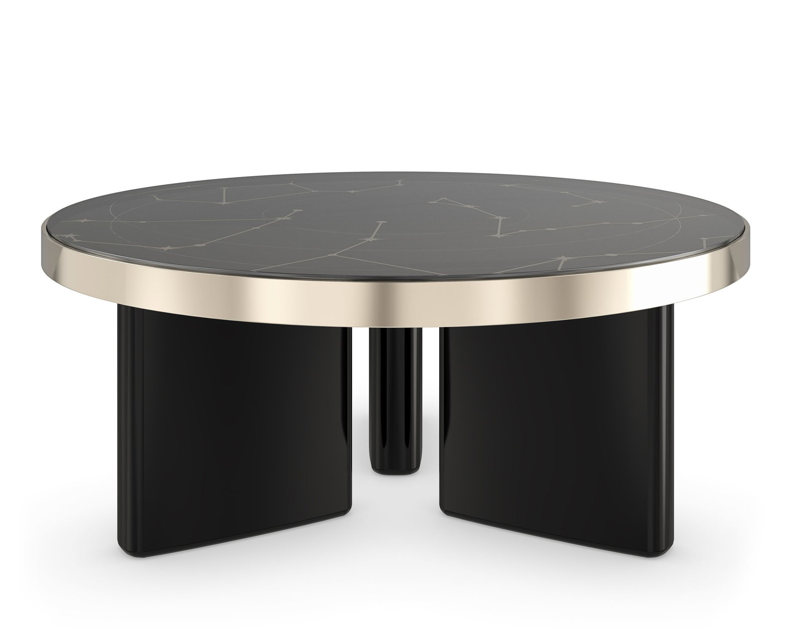Caracole SIG-023-401 Umbra Large Cocktail Table