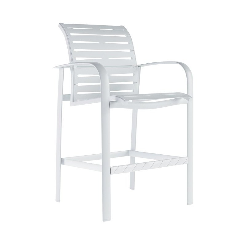 Tropitone 752026RB Laguna Beach EZ SPAN Ribbon Bar Stool