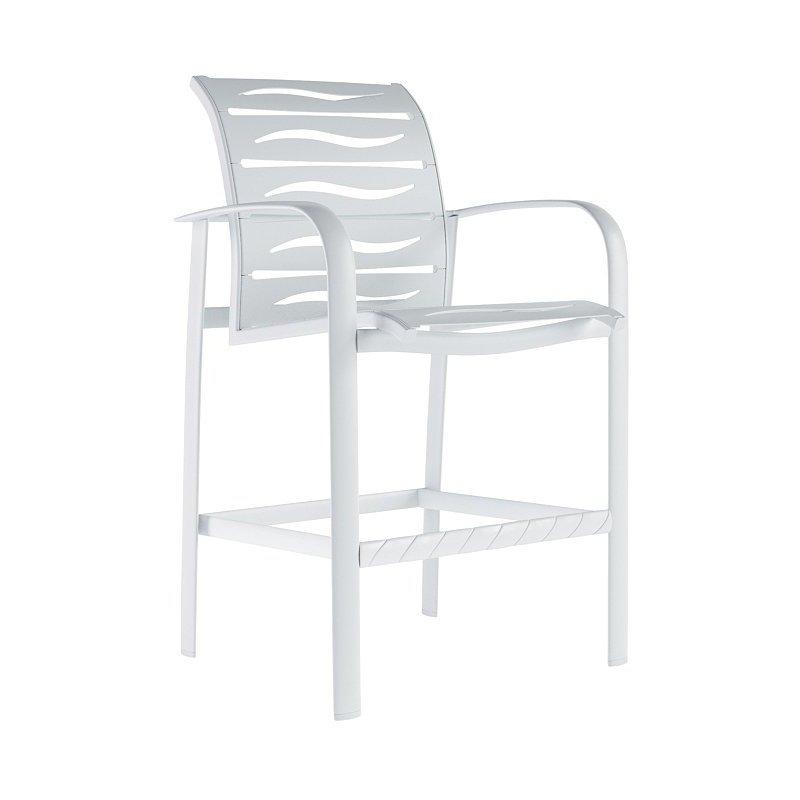 Tropitone 752026WV Laguna Beach EZ SPAN Wave Bar Stool