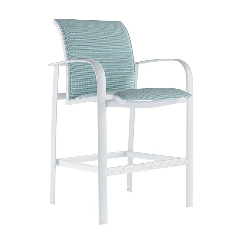 Tropitone 752026PS Laguna Beach Padded Sling Bar Stool
