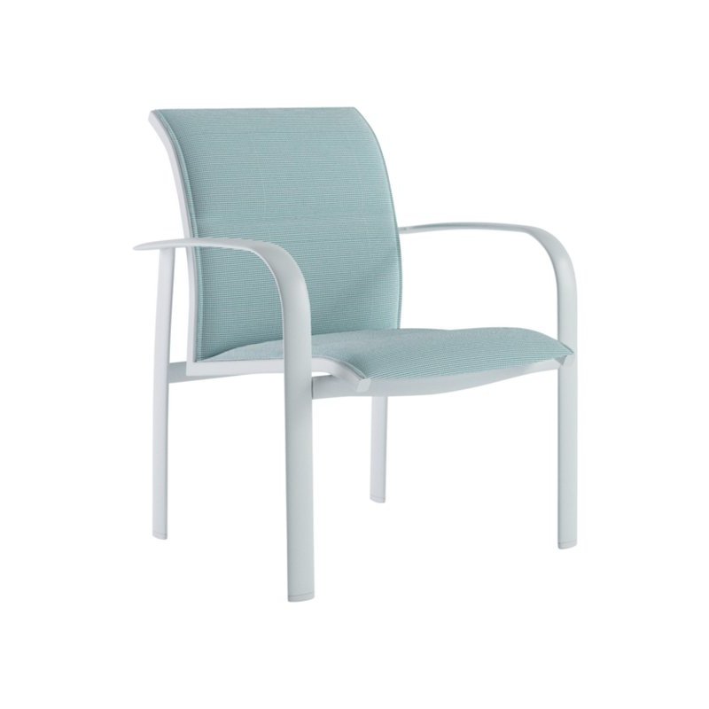 Tropitone 752024PS Laguna Beach Padded Sling Dining Chair Tropitone 752024PS Laguna Beach Padded Sling Dining Chair