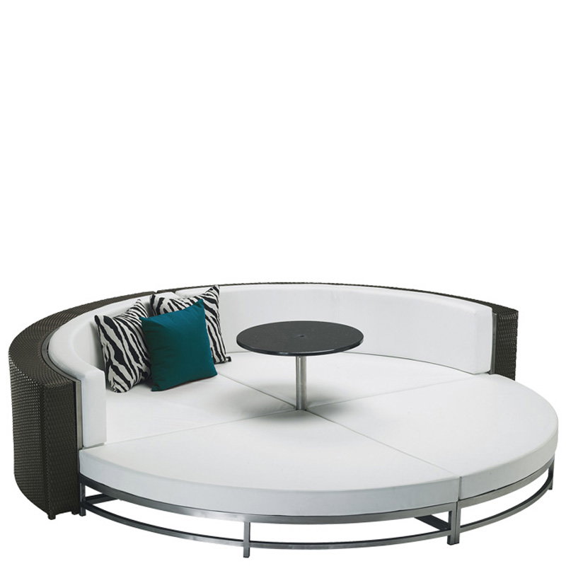 Tropitone  Cabana Club Aluminum Woven Party Lounger Aluminum