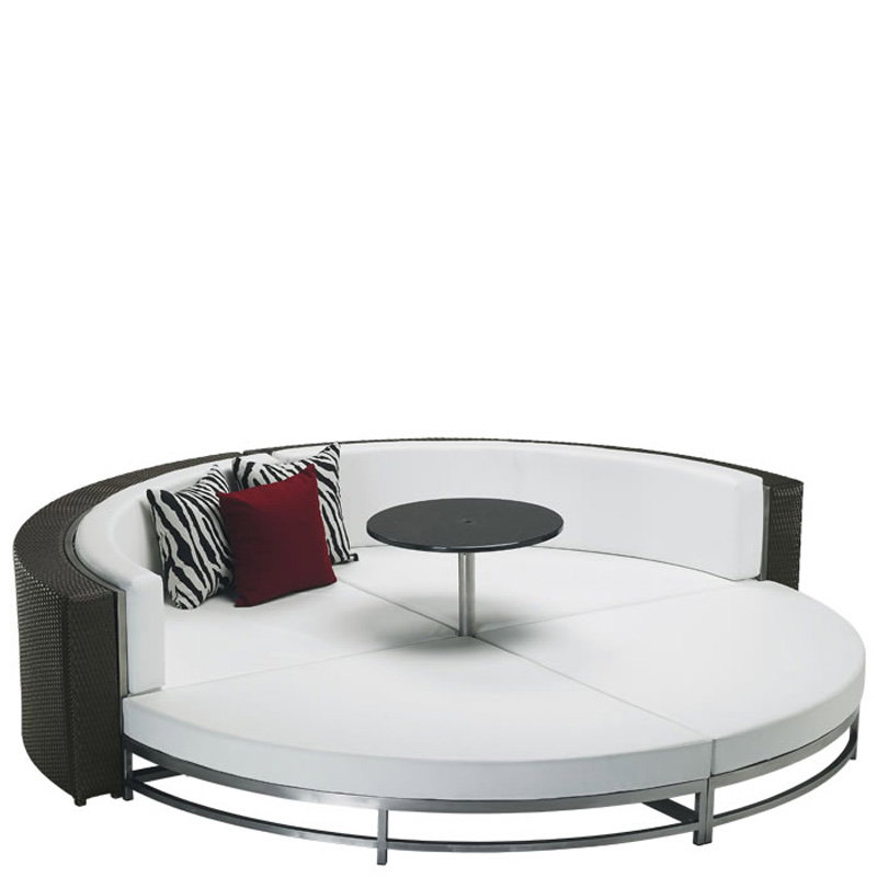 Tropitone  Cabana Club Stainless Steel Woven Party Lounger