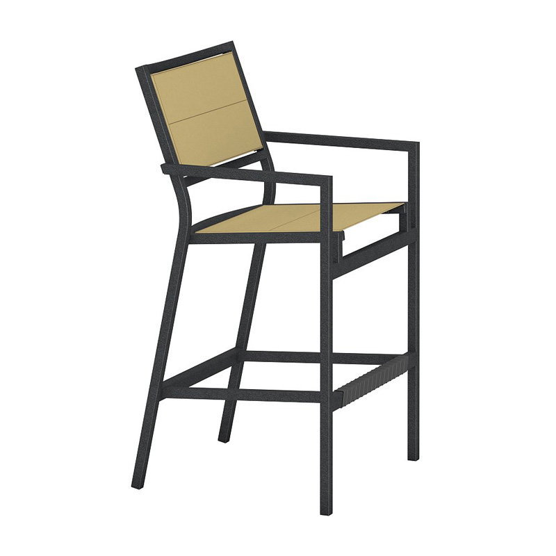 Tropitone 591026DP Cabana Club Duplex Sling Stationary Bar Stool