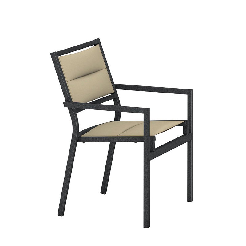 Tropitone 591037PS Cabana Club Padded Sling Dining Chair