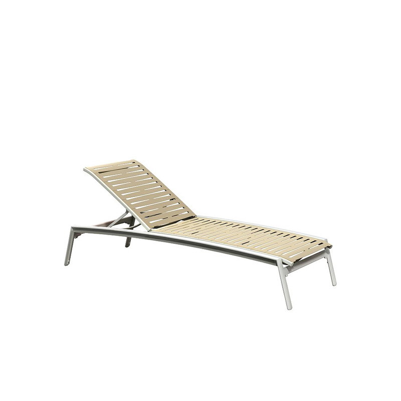 Tropitone 471132RB Elance EZ Span™ Ribbon Segment Chaise Lounge Armless