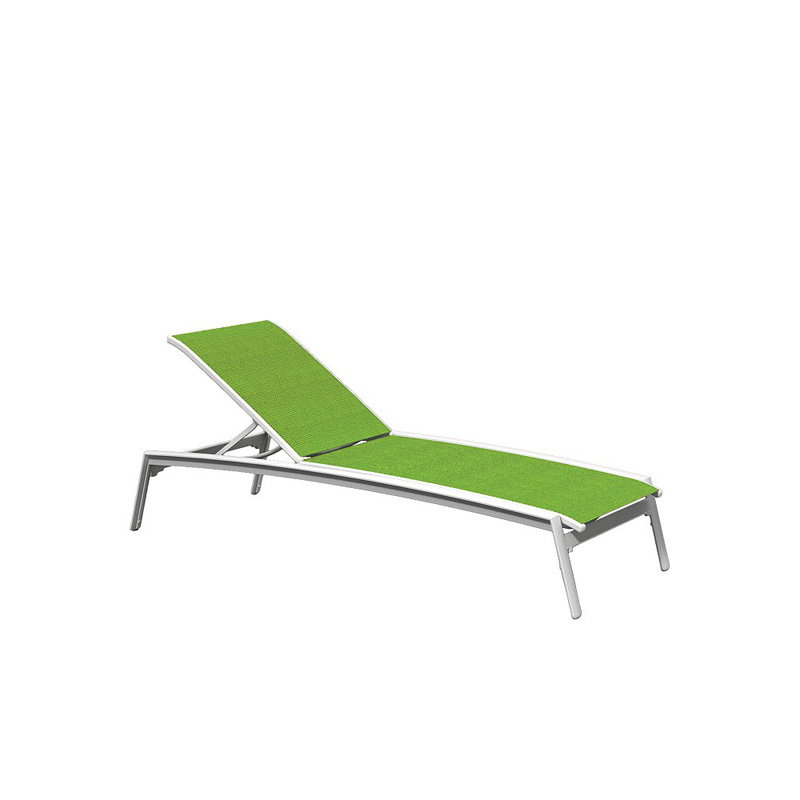 Tropitone 461132 Elance Relaxed Sling Chaise Lounge Armless Tropitone 461132 Elance Relaxed Sling Chaise Lounge Armless