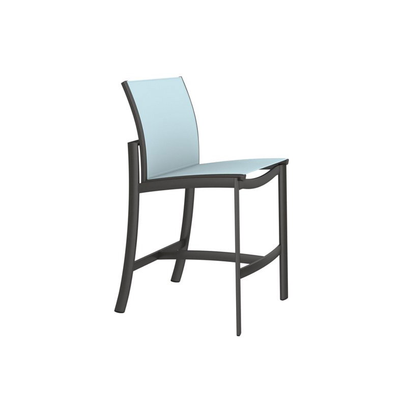 Tropitone 891529 KOR Relaxed Sling Armless Bar Stool