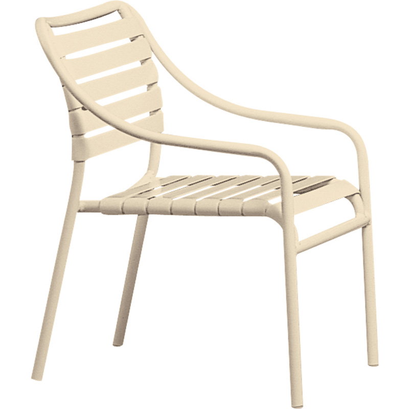Tropitone 8007 Kahana Strap Club Chair, Stackable Tropitone 8007 Kahana Strap Club Chair, Stackable