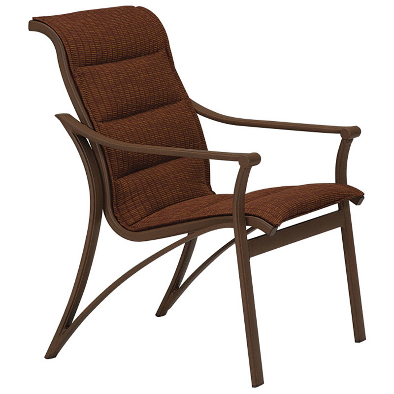 Tropitone 161137PS Corsica Padded Sling Dining Chair Tropitone 161137PS Corsica Padded Sling Dining Chair
