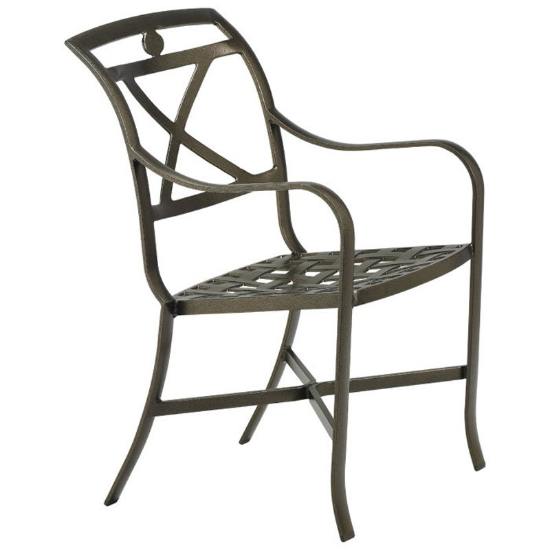 Tropitone 170024 Tropi Shade Umbrella Palladian Cast Dining Chair - X-Back