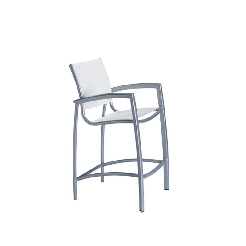 Tropitone 240526 South Beach Relaxed Sling Bar Stool