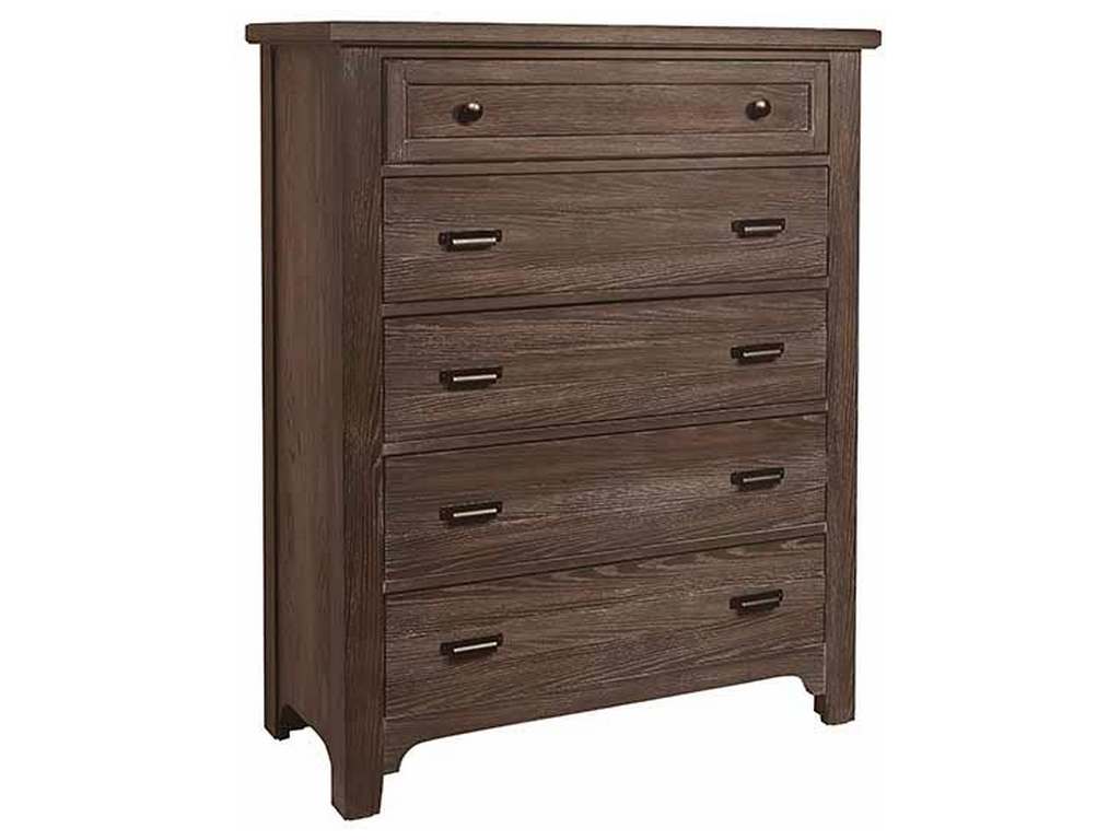 Vaughan Bassett 740-115 Bungalow Home Chest 5 Drawer Folkstone