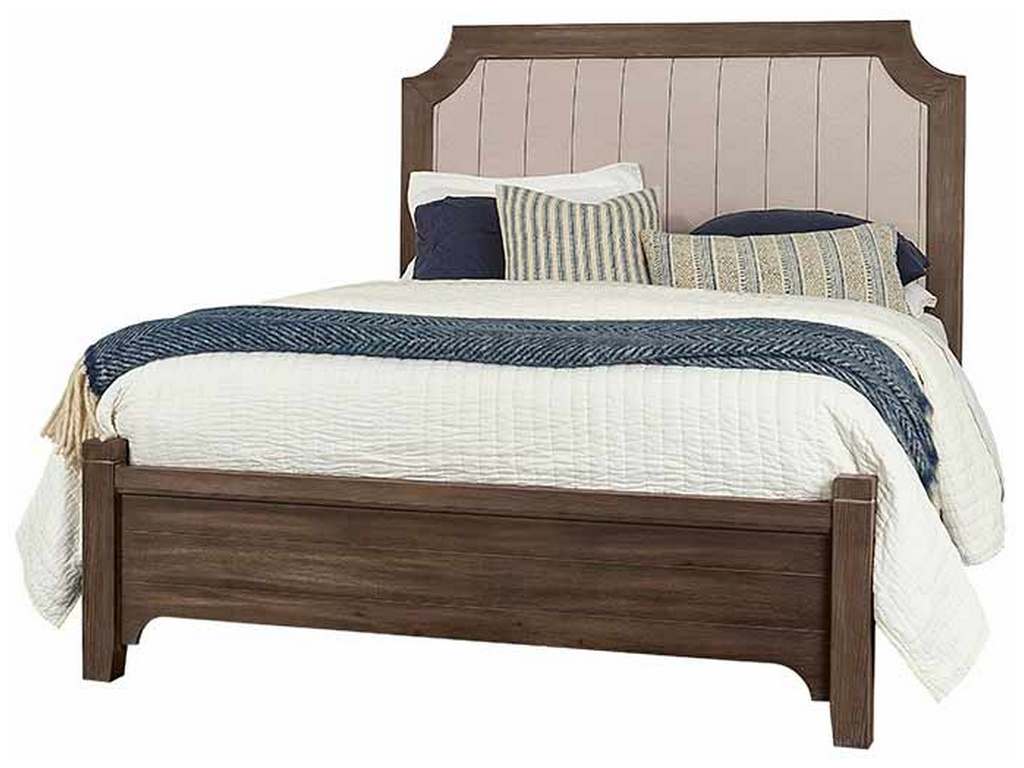Vaughan Bassett 740-661-866-922-MS2 Bungalow Home King Upholstered Bed Folkstone