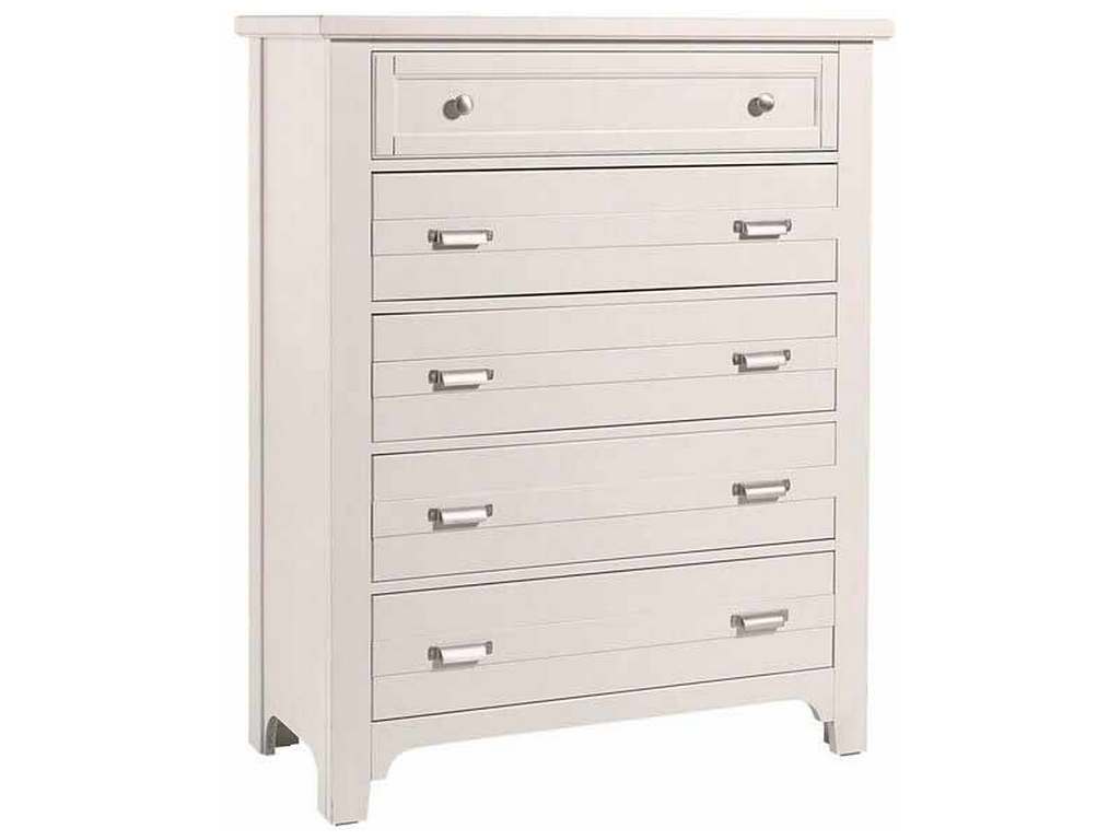 Vaughan Bassett 744-115 Bungalow Home Chest 5 Drawer Lattice