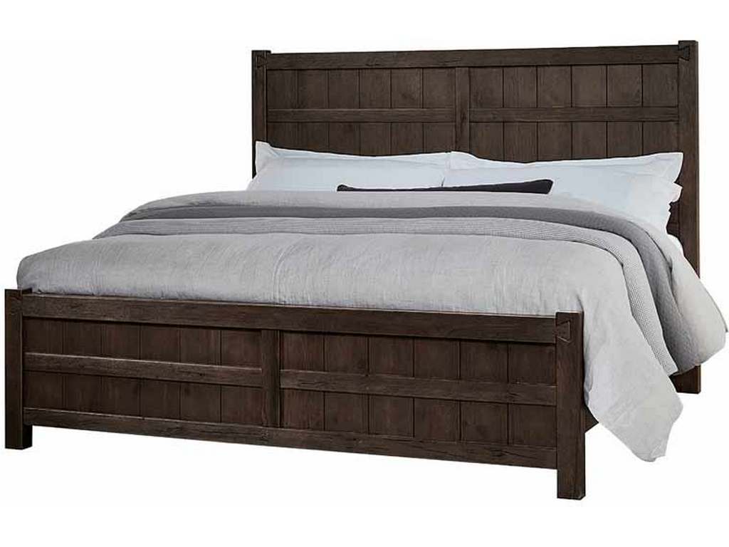 Vaughan Bassett 750-559-955-922 Dovetail Queen Board and Batten Bed Java