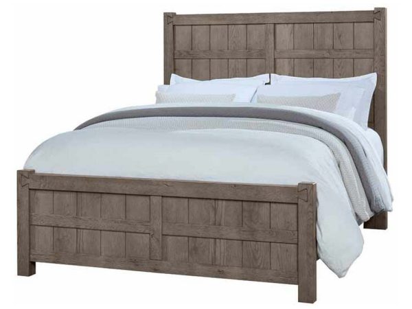 Vaughan Bassett 751-559-955-922 Dovetail Queen Board and Batten Bed Mystic Grey