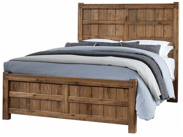 Vaughan Bassett 752-559-955-922 Dovetail Queen Board and Batten Bed Natural