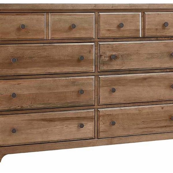 Vaughan Bassett 800-002 Cool Farmhouse Dresser 8 Drawer Natural