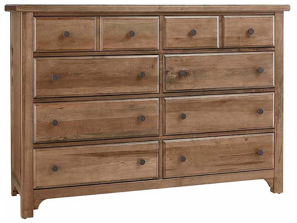 Vaughan Bassett 800-002 Cool Farmhouse Dresser 8 Drawer Natural