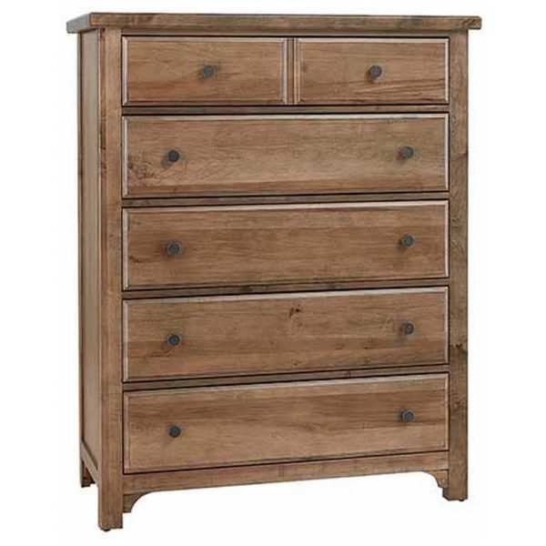 Vaughan Bassett 800-115 Cool Farmhouse Chest 5 Drawer Natural