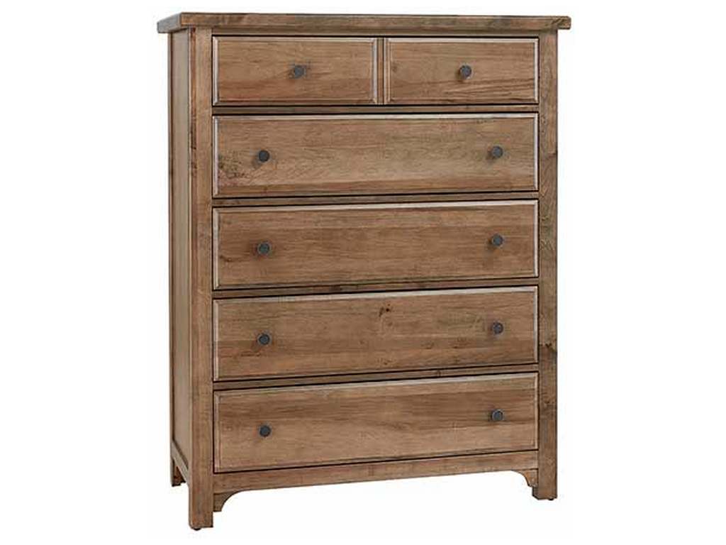 Vaughan Bassett 800-115 Cool Farmhouse Chest 5 Drawer Natural