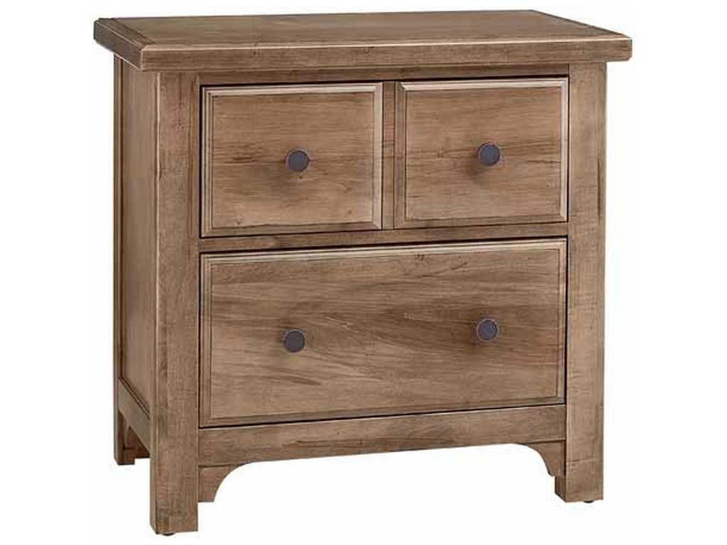 Vaughan Bassett 800-227 Cool Farmhouse Night Stand 2 Drawer Natural