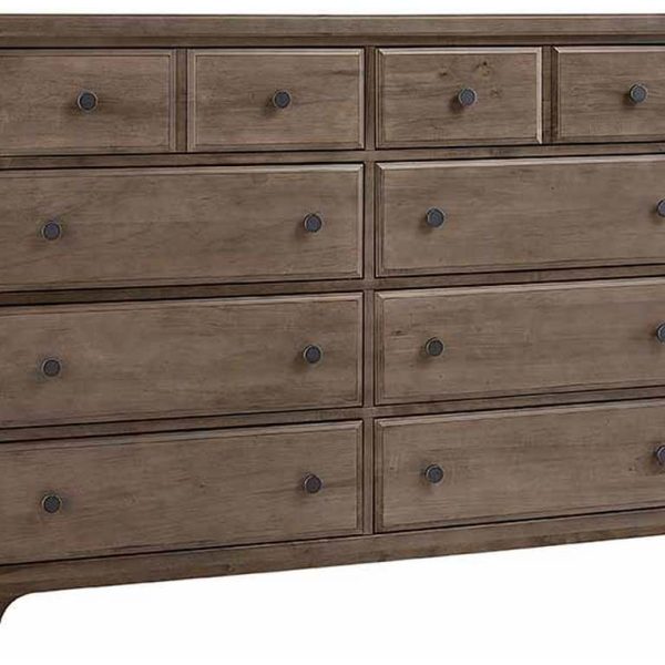 Vaughan Bassett 801-002 Cool Farmhouse Dresser 8 Drawer Grey