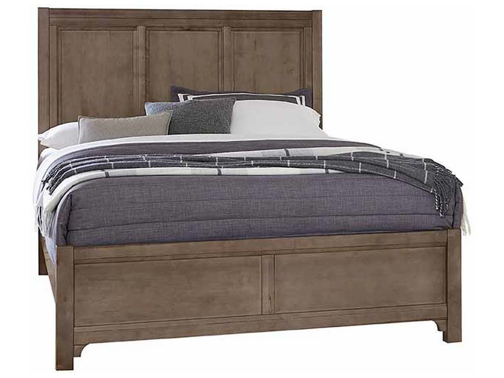Vaughan Bassett 801-667-766-922-MS1 Cool Farmhouse King Panel Bed Grey