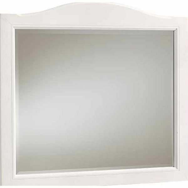 Vaughan Bassett 804-446 Cool Farmhouse Arched Mirror Soft White