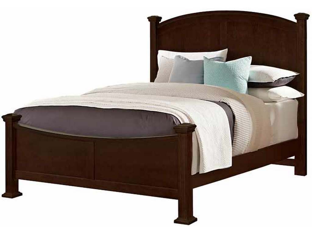 Vaughan Bassett BB27-557-755-922 Bonanza Queen Poster Bed in Merlot Finish