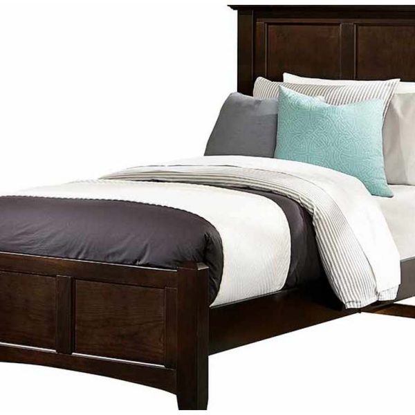 Vaughan Bassett BB27-338-833-900 Bonanza Twin Mansion Bed Merlot