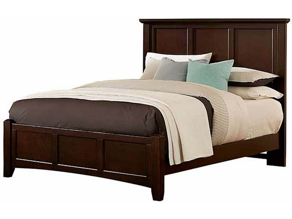 Vaughan Bassett BB27-558-855-922 Bonanza Queen Mansion Bed Merlot