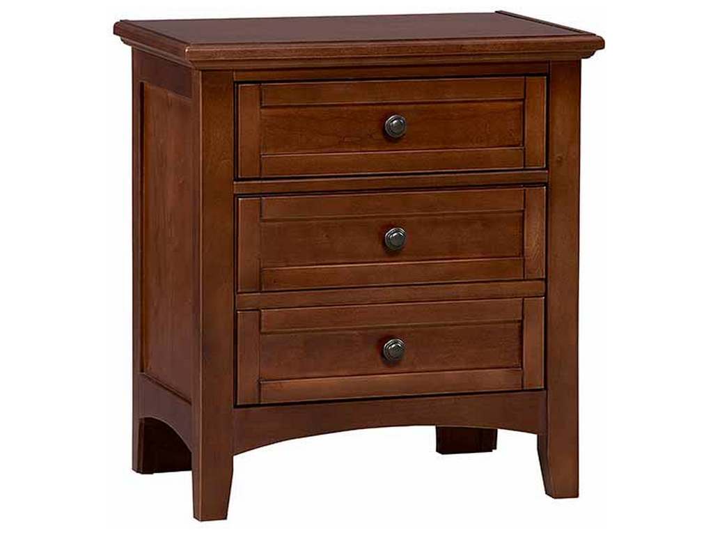 Vaughan Bassett BB28-226 Bonanza 2 Drawer Nightstand Cherry Vaughan Bassett BB28-226 Bonanza 2 Drawer Nightstand Cherry