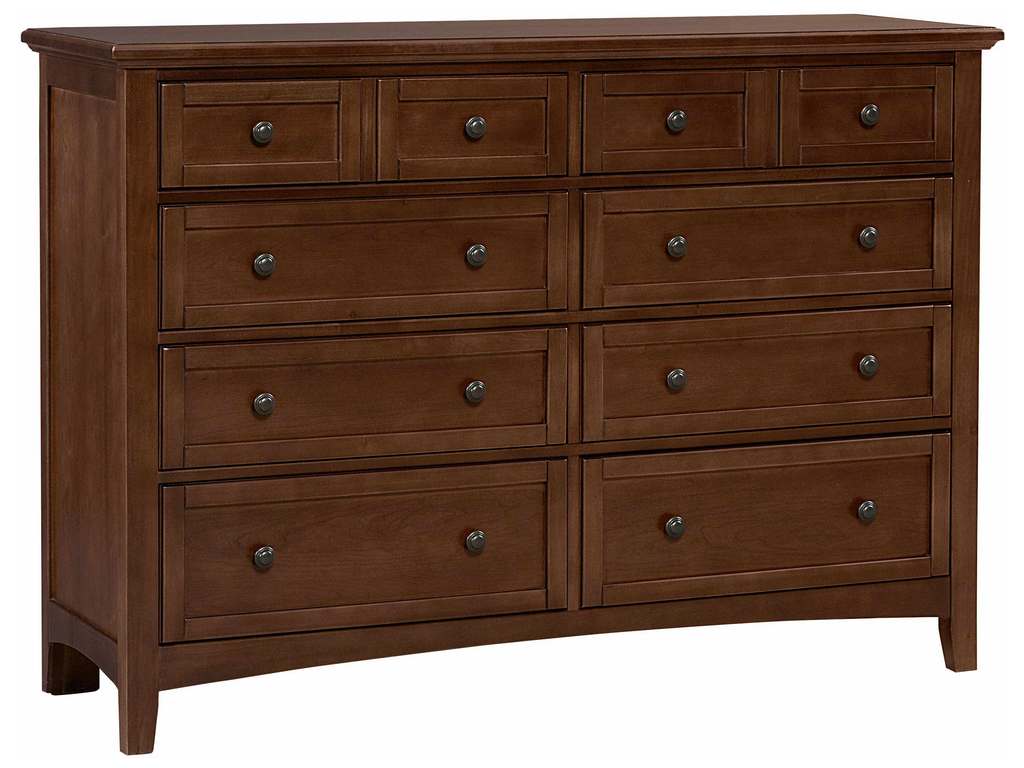 Vaughan Bassett BB28-002 Bonanza 8 Drawer Storage Dresser Cherry Vaughan Bassett BB28-002 Bonanza 8 Drawer Storage Dresser Cherry
