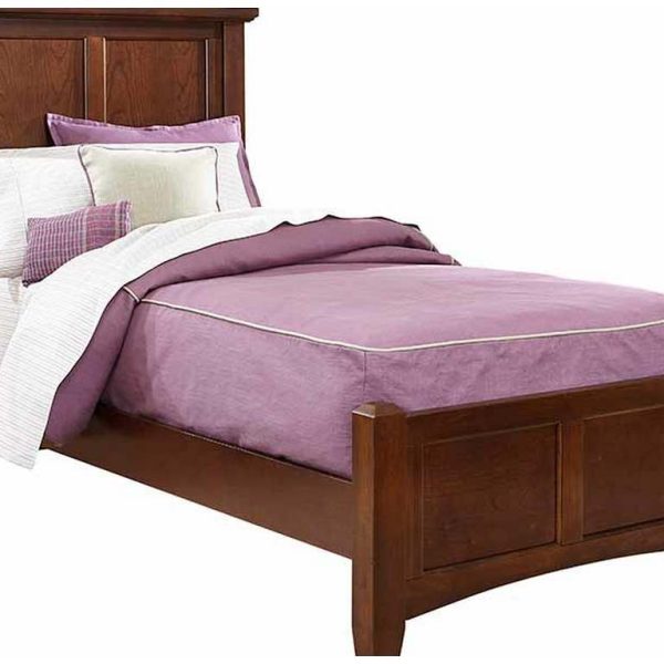 Vaughan Bassett BB28-338-833-900 Bonanza Twin Mansion Bed Cherry