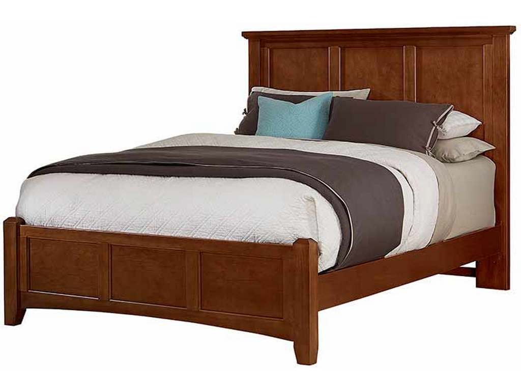 Vaughan Bassett BB28-558-855-922 Bonanza Queen Mansion Bed Cherry