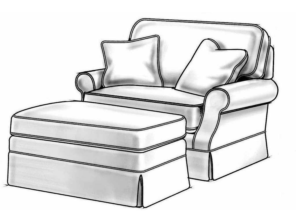 Wesley Hall 1488-49  Reynolds Chair And Half