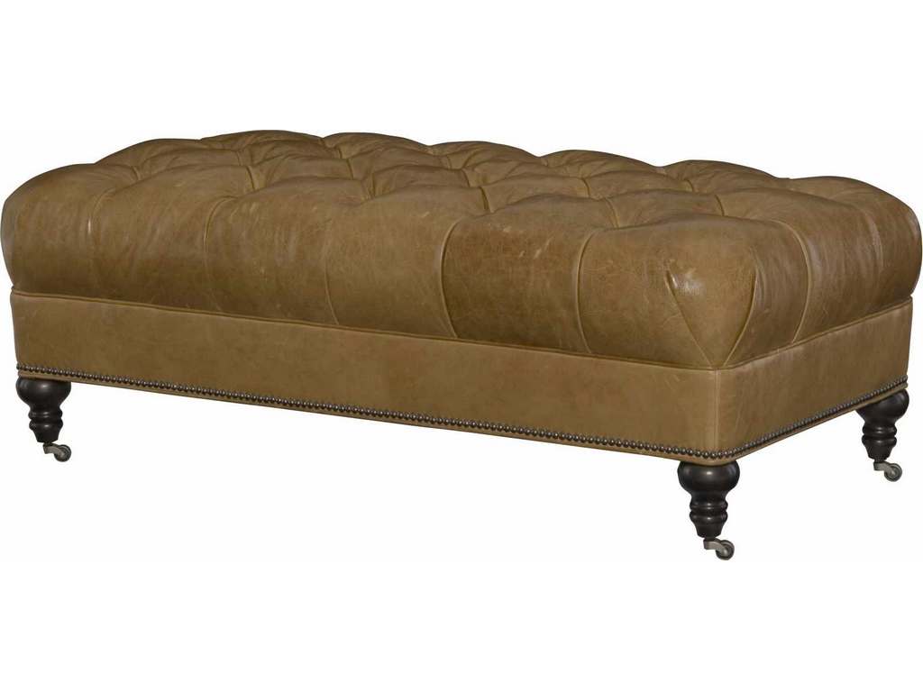 Wesley Hall L104  C Whitman Leather Ottoman