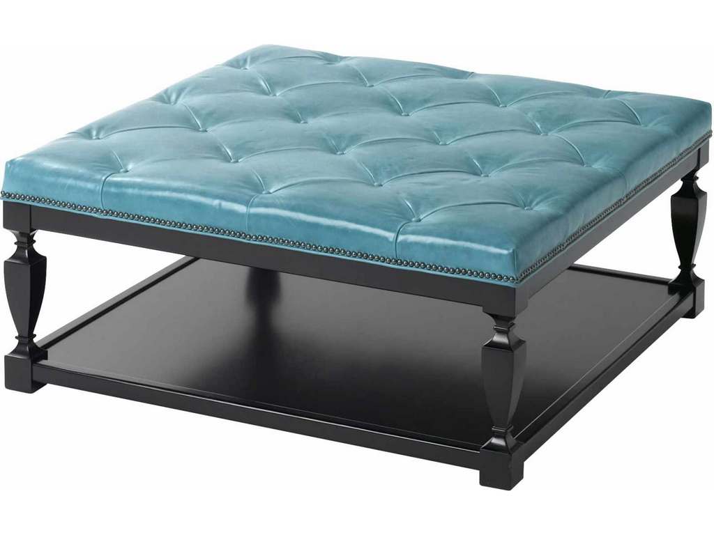 Wesley Hall L133  Spencer Leather Ottoman