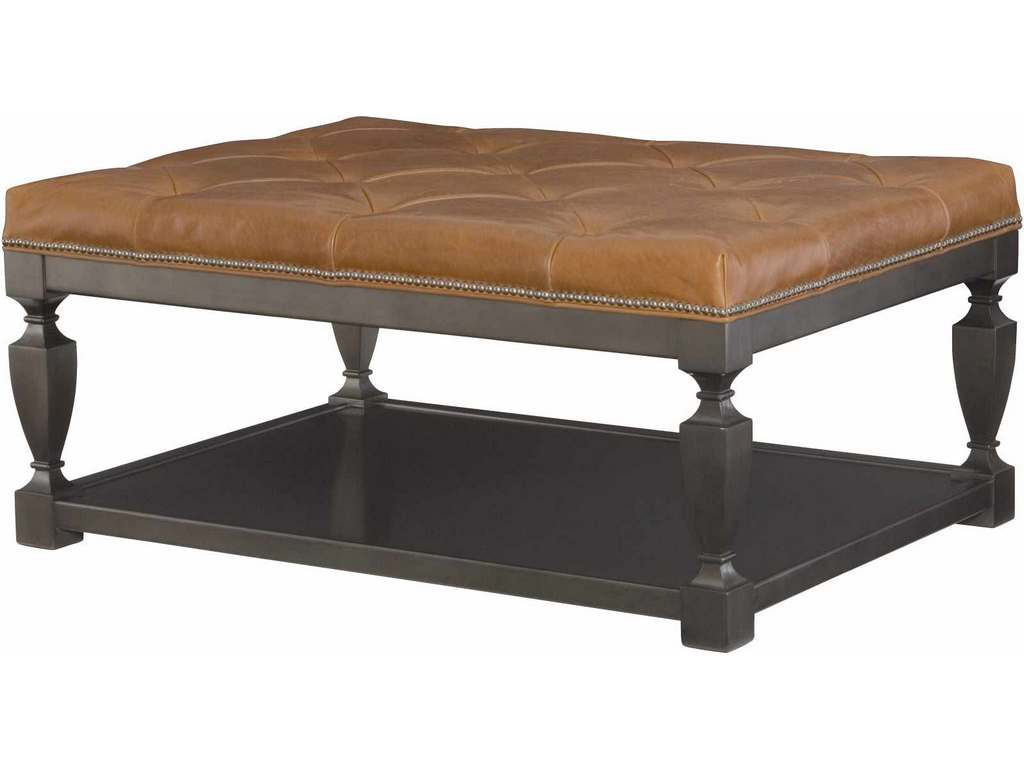 Wesley Hall L134  Lance Leather Ottoman