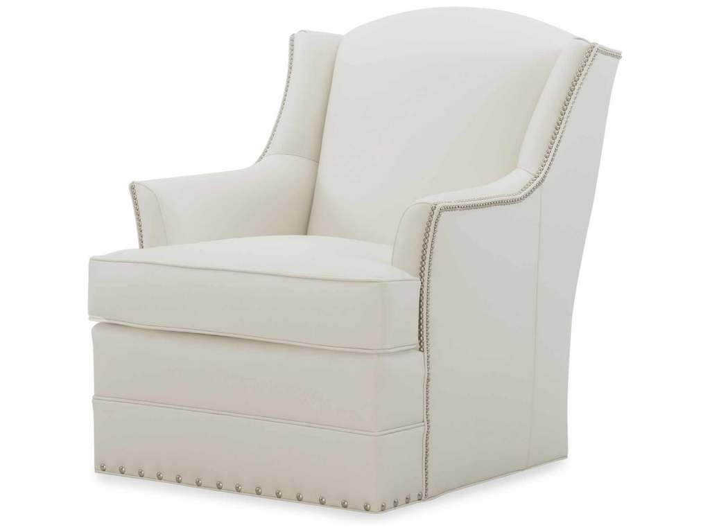 Wesley Hall L570  Loy Leather Swivel Chair