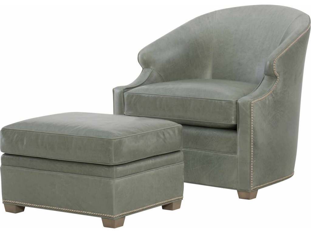 Wesley Hall L584  Smythe Leather Chair