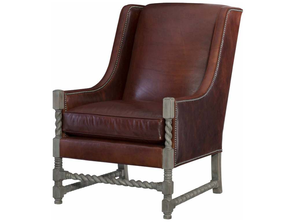 Wesley Hall L613  Peter Jacob Davis Leather Chair