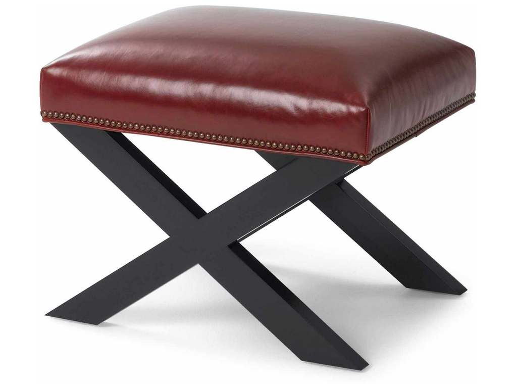 Wesley Hall L77  Mayer Leather Ottoman