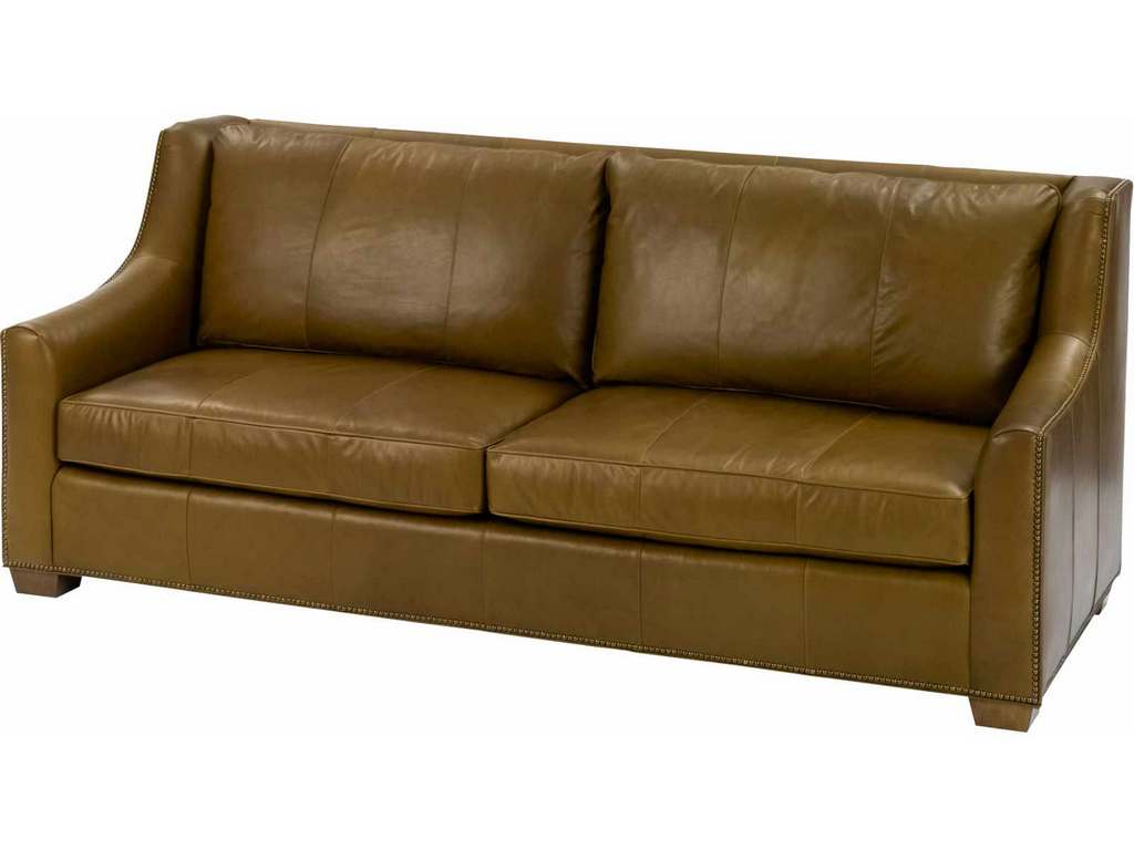 Wesley Hall L8208-89  Barrett Leather Sofa